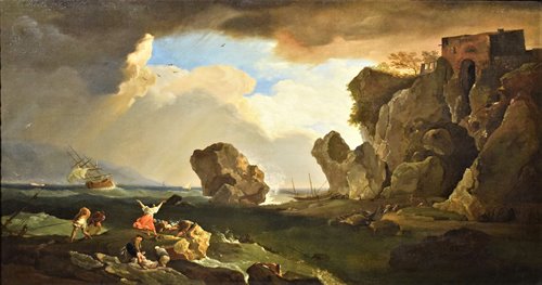 Naufragio sulla scogliera